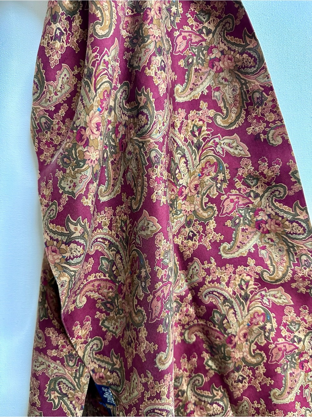 Ralph Lauren silk scarf - Picture 2 of 7